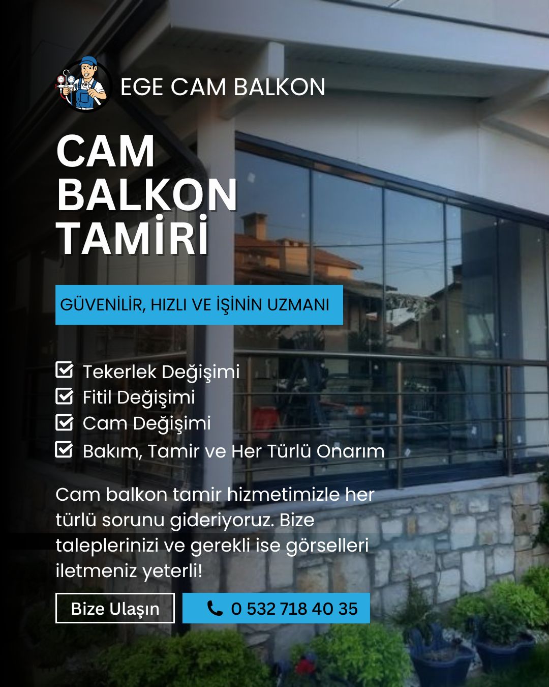 cam balkon servisi